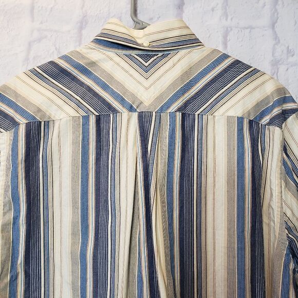 TOMMY HILFIGER S/S Striped Button-down Shirt - Picture 7 of 8